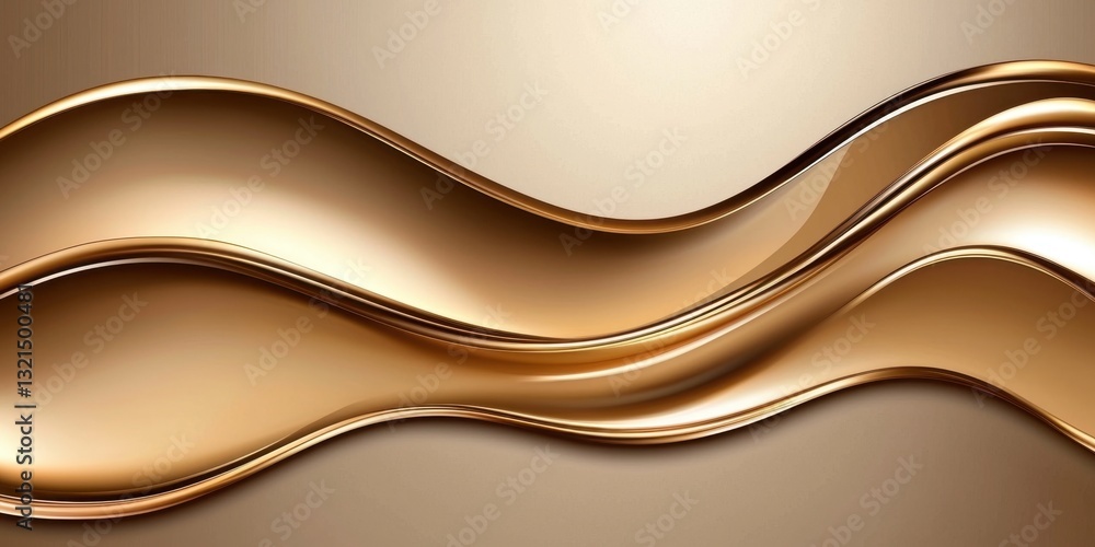 Poster abstract golden oil bubble texture with fluid patterns and vibrant background. glossy, dynamic swirl