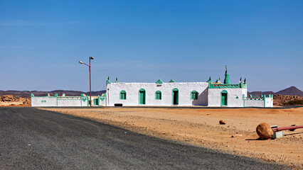Algerian village in the sahara desert