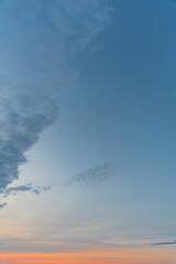 Beautiful photo of the sky and clouds