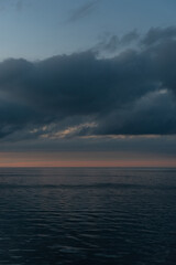 Beautiful photo of the sea and sky