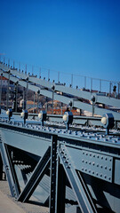 Obraz premium Budapest Cityscape with Historic Landmarks on a Sunny Spring Day