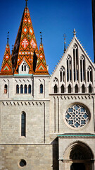 Matthias Church in the Fisherman's Bastion in Budapest