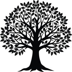 Fototapeta premium vector tree silhouette