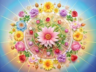 Astrological Birth Chart Flowers - Zodiac Floral Interpretations