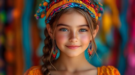 Fototapeta premium Celebrate Mexican heritage with vibrant parades food music and colorful festivities during Cinco de Mayo in Mexico USA
