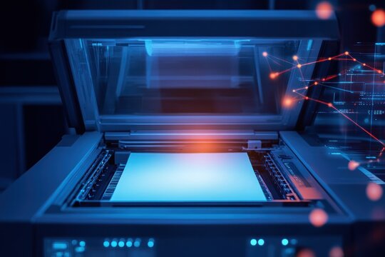 High-Tech Scanner: Digital Document Processing