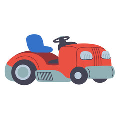 Fototapeta premium riding mower icon.