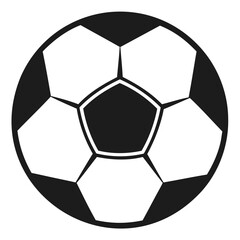Soccer ball isolated on white background vector illustration