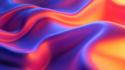 Fototapeta premium Abstract vibrant flowing colours