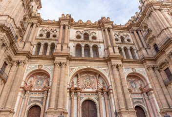 Fototapeta premium Die Kathedrale von Malaga, Andalusien, Spanien.