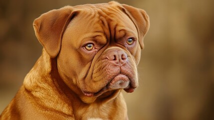 Charming Brown Dog Portrait