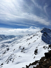 montagne neve e fredo
