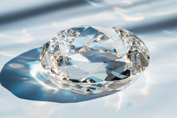 Fototapeta premium Sparkling crystal ring