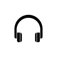 Headphone glyph icon