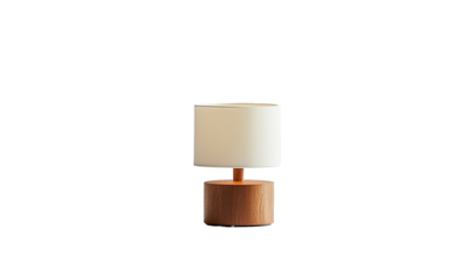 Minimalist reading lamp design with wooden base modern home lighting cozy environment side view aesthetic appeal