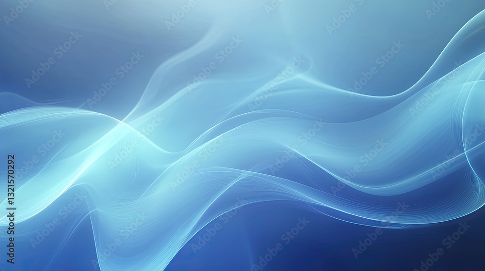 Aufkleber subtle abstract blue gradient with a soft glow and gentle transitions for modern ui and web backgrou