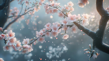 cherry blossom branch