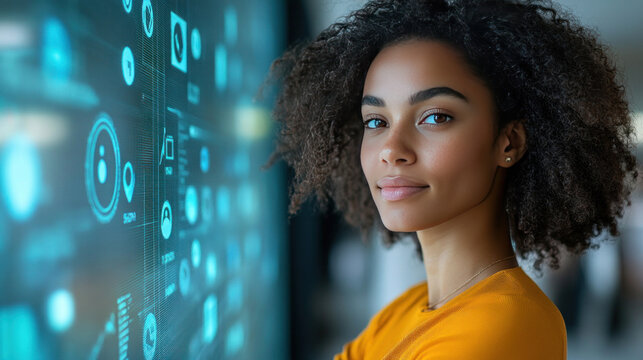 Emotional intelligence AI for sales automation, showcasing an AI-driven tool analyzing customer sentiment and optimizing engagement strategies