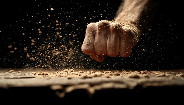 Hand crushing powder