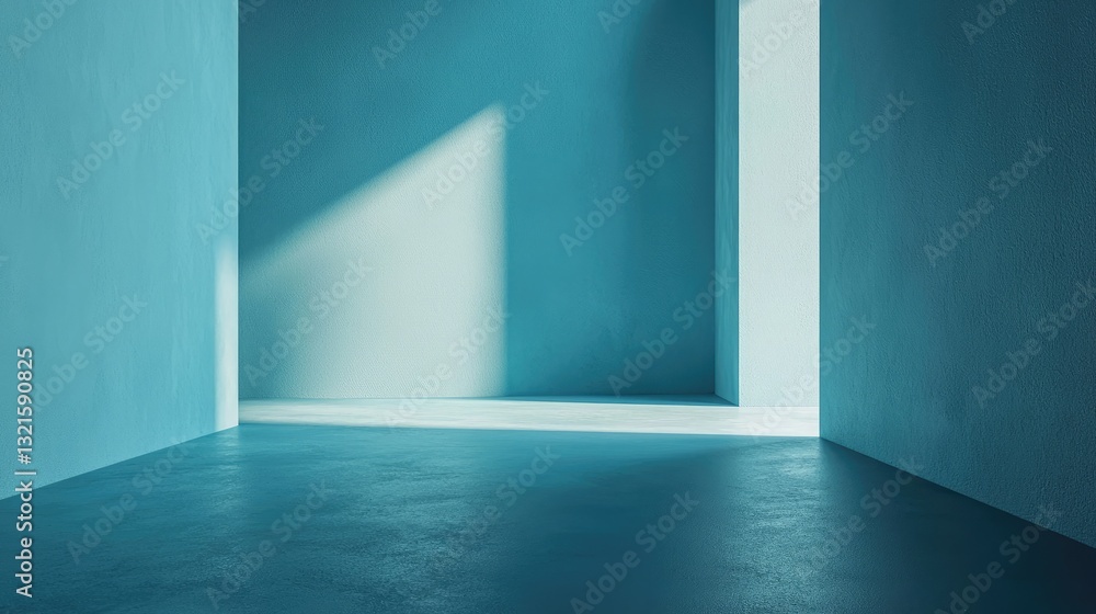 Poster a smooth, softly lit blue background with minimal texture for a clean look.