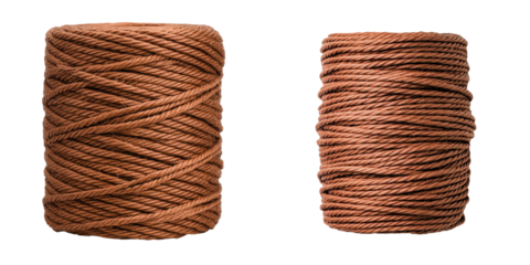 Close up view of coiled industrial cables or wires arranged in an abstract and geometric pattern creating a textural and intricate background