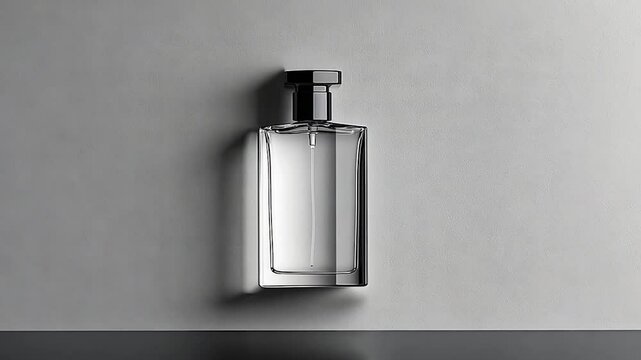 Elegant Perfume Bottle Mockup: Minimalist Design, Clean Aesthetics