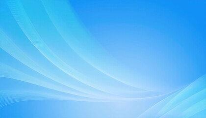 Fototapeta premium abstract blue background with flowing transparent wave, smooth gradient, light effect, digital backdrop for design projects