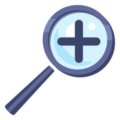 Fototapeta premium zoom in icon.