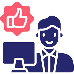 Obraz premium Job Satisfaction Icon