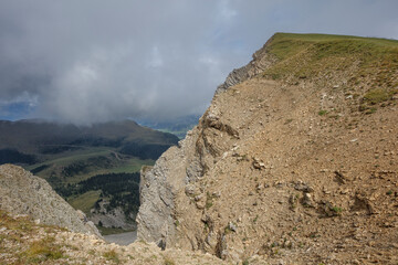 Exploring the breathtaking landscapes of Seceda in the Dolomites, showcasing dramatic cliffs and rolling hills