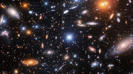 Fototapeta premium Midnight Galaxy Panorama