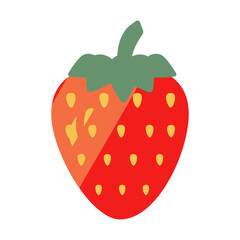 strawberry cute illustration