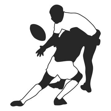recommend clip art: american football player tackling 