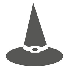 Fototapeta premium halloween witch hat silhouette.