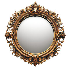 Wall Mirror Isolated on Transparent Background, PNG