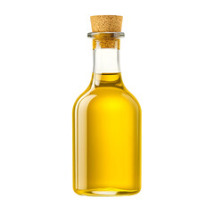 Premium Golden Olive Oil in Glass Bottle with Cork Stopper