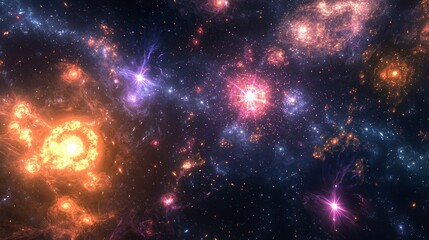 Celestial Fireworks Show