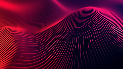 Abstract blurred dark red gradient diagonal curves geometric background. Design template for advertisement, banner, poster, cover, website, brochure, wallpaper and flyer