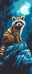 A magical racoon