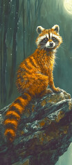 A magical racoon
