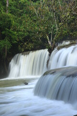 Pa La Tha Waterfall is a beautiful limestone waterfall. Its highlight is the waterfall's long...