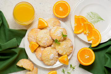 Orange Crack Cookies.top veiw.style hugge