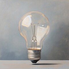 Innovative Light Bulb Concept for Creative Solutions and Success