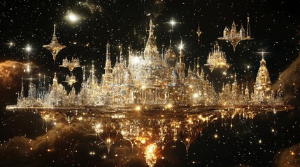 Fototapeta premium Celestial Crystal Palace