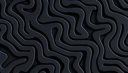 Seamless symmetrical neon monochrome geometric vortex, futuristic high-tech luxury pattern, sophisticated cyberpunk refinement