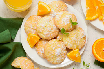 Orange Crack Cookies.top veiw.style hugge