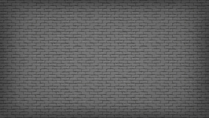 Gray brick wall background 4K