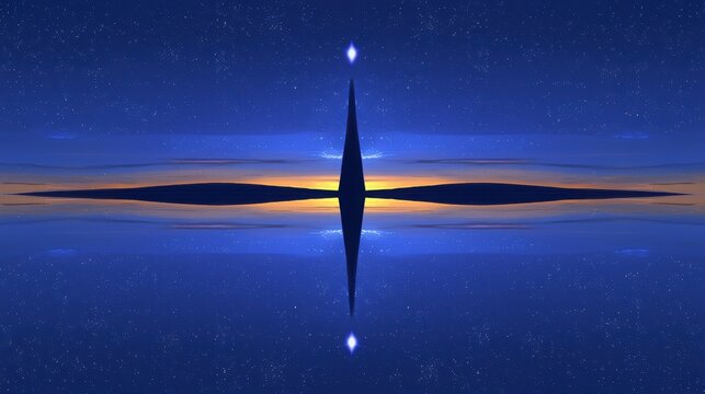 Celestial Mirror Reflection