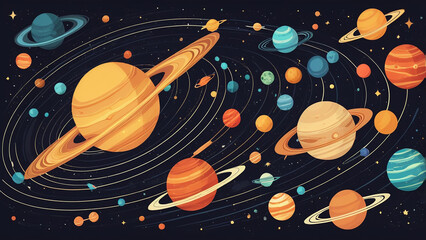 seamless background with space