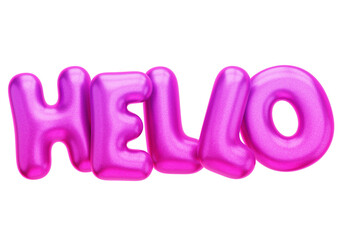 Hello Text Balloon